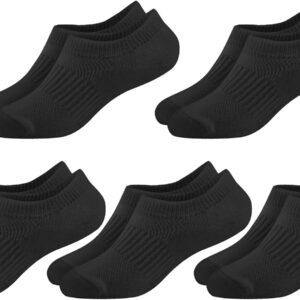 Boys' and girls' invisible cotton short socks