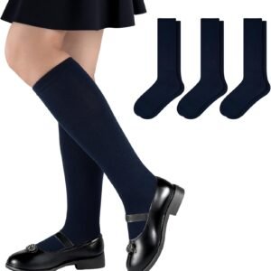 3-pack girls' over-the-knee socks