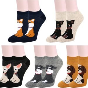 Patterned Low-Cut Lined Socks