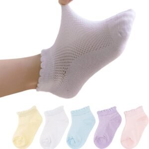 Mesh Thin Cotton Low-Cut Invisible Short Socks