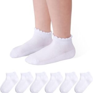 White Ruffled Socks